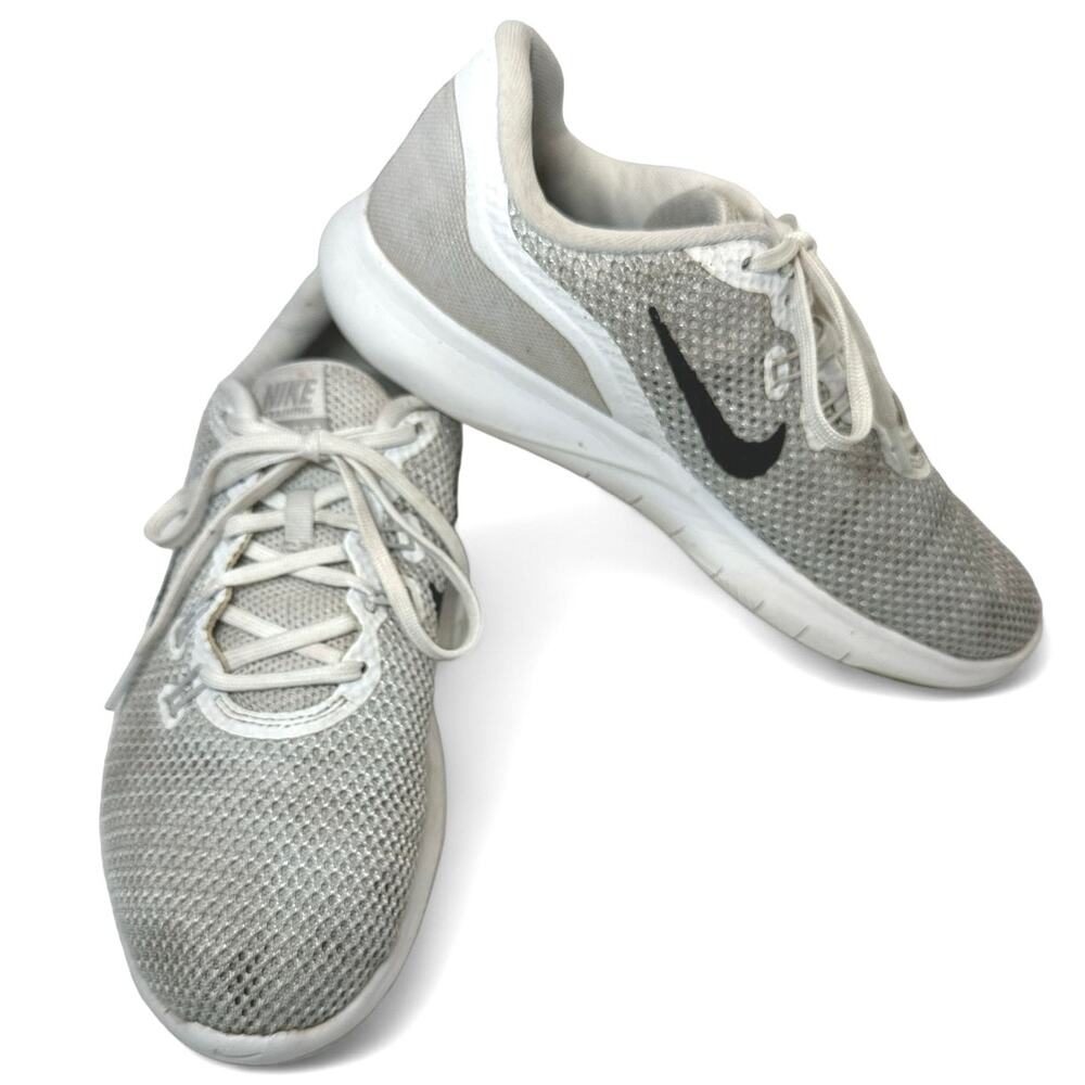 Nike Flex Trainer 7 Silver White Women sz 8